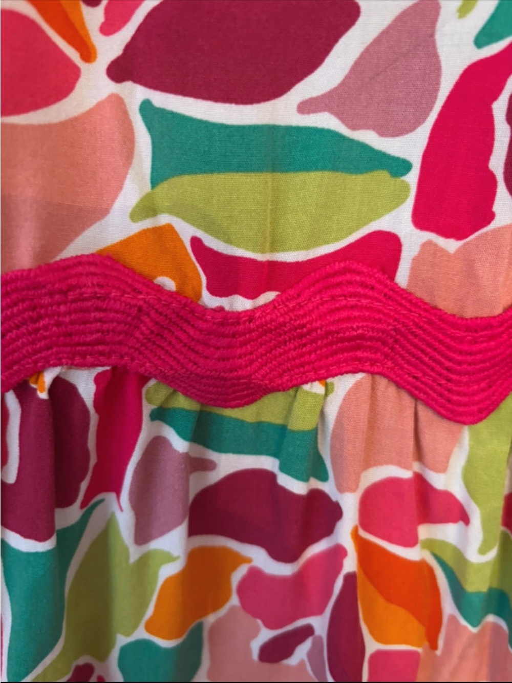 Umgee Pink Multi Floral Ruffle Top - Picture 2 of 2